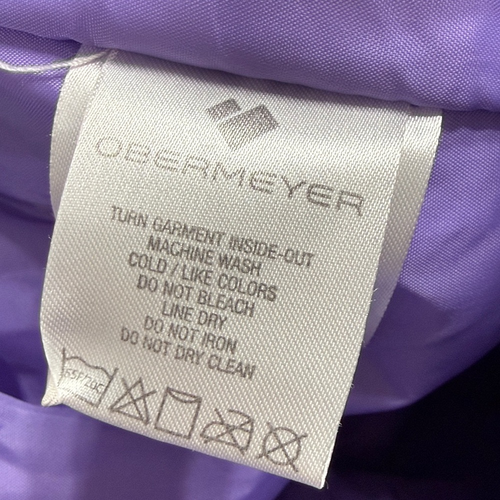 Obermeyer Royal Purple Blue Kids Snoverall Ski bibs Overalls EUC Snowboard 3T - Picture 8 of 10